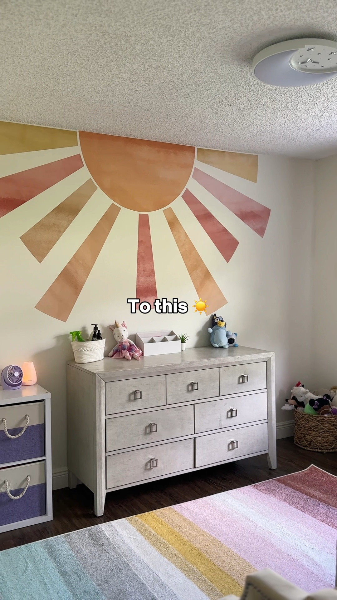 Transforming my daughters room from Blehhh to 😍 #roomtransformation #roommakeover #kidsroom #kidsdecor 

#LTKVideo 

#LTKHome #LTKKids