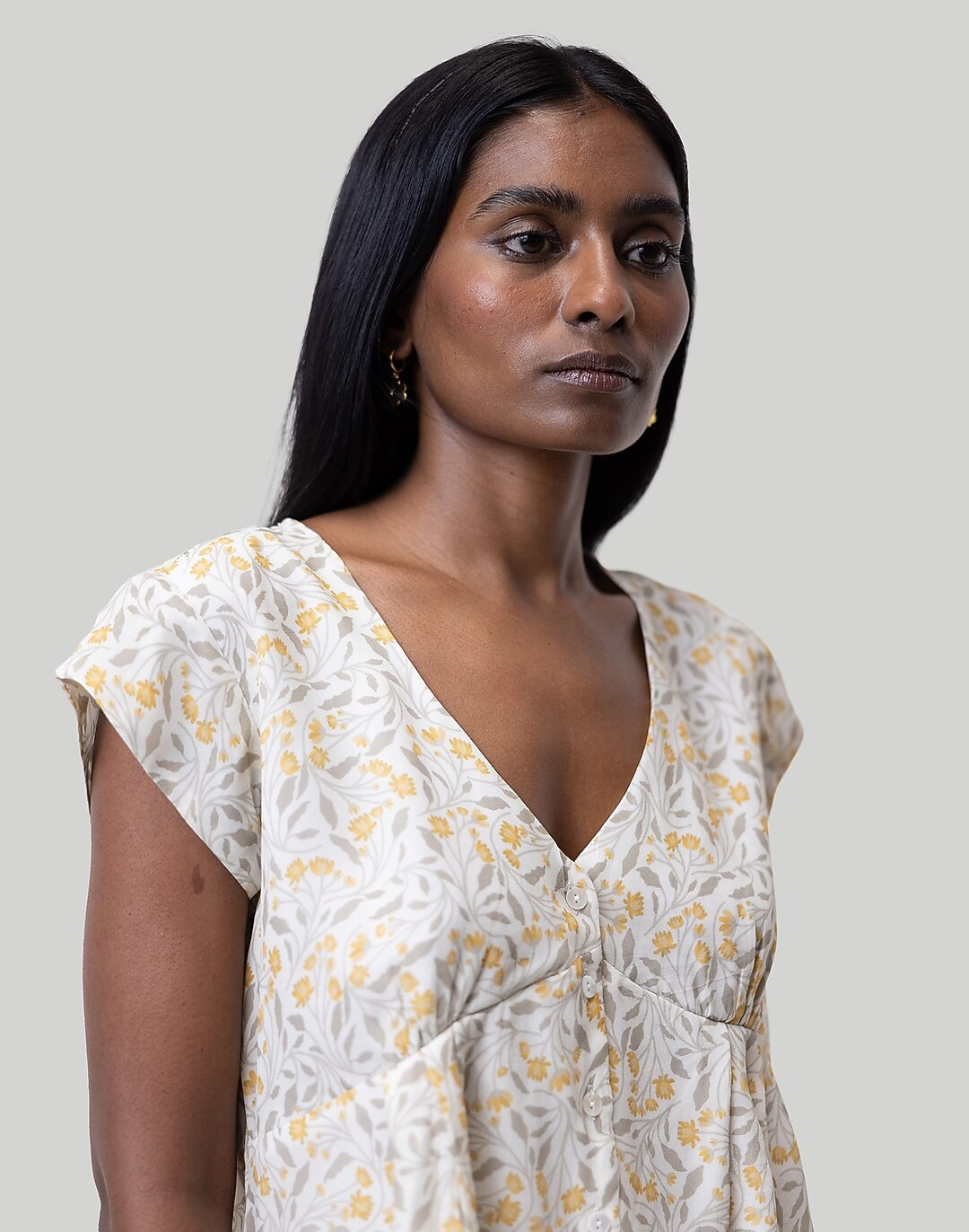 Reistor Deep V-Neck Top | Madewell