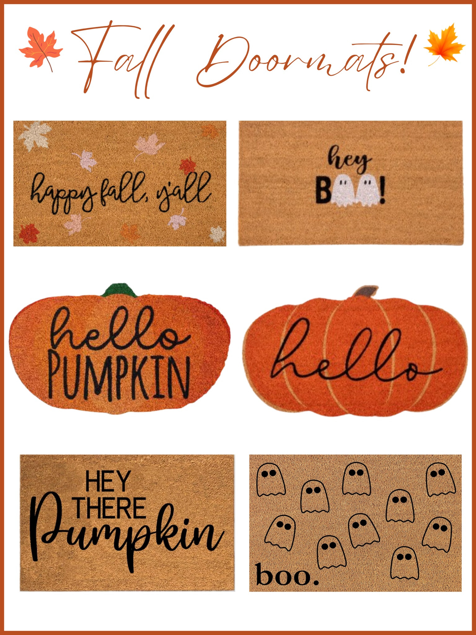 Fall decor, fall doormats, Halloween doormats, Halloween decor 

#LTKSeasonal #LTKhome #LTKHalloween