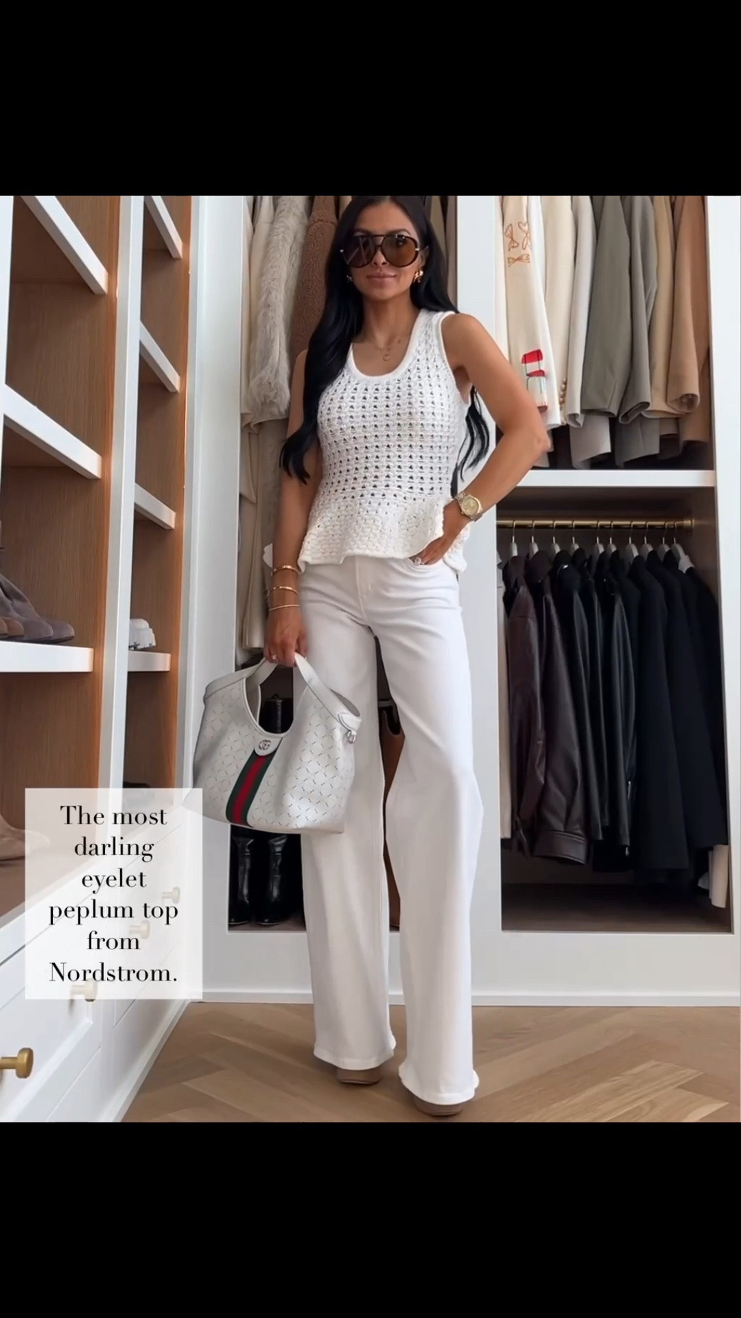 If you love neutrals, you will love these summer pieces
Nordstrom workwear / Nordstrom summer outfits 
Wearing a size 23 in citizens white jeans 
Pistola eyelet peplum top

#LTKOver40 #LTKmomlife #LTKootd