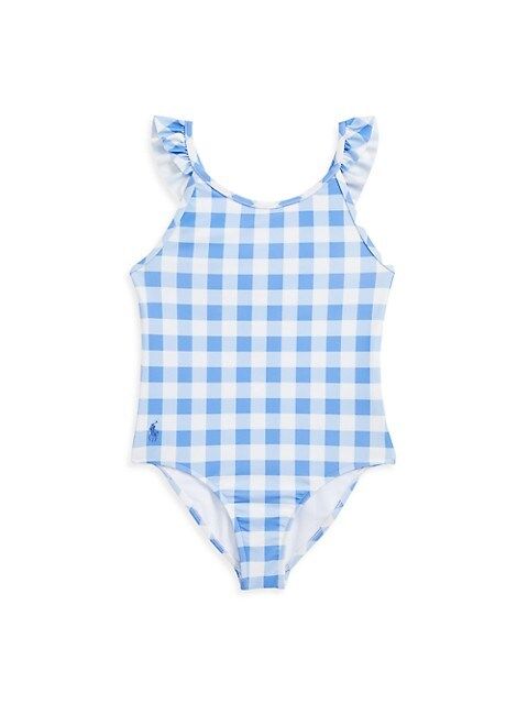 Little Girl's Gingham One-Piece Swimsuit | Saks Fifth Avenue