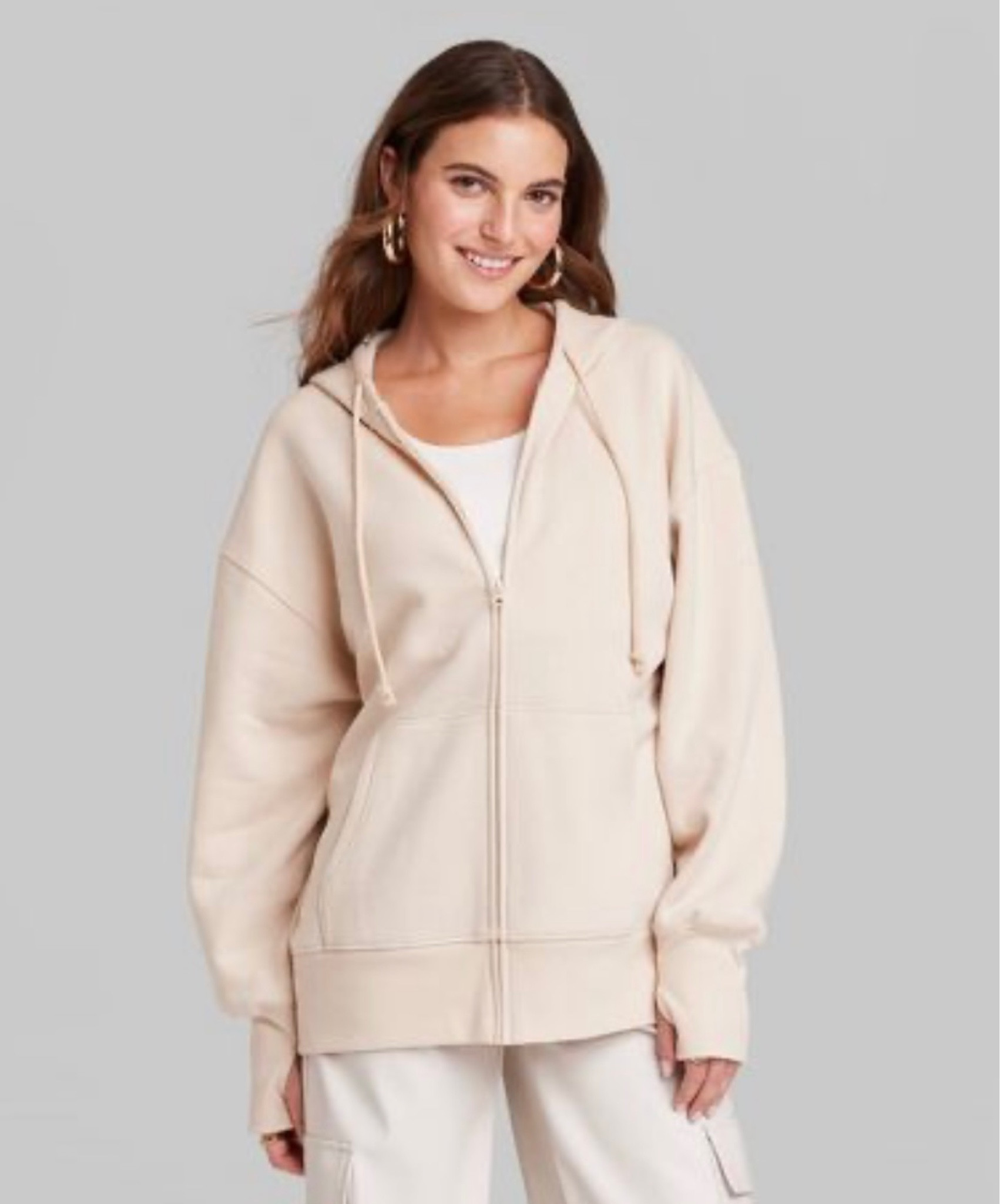 30% OFF New Target Oversized zip up sweatshirt hoodie 
NEW BEIGE COLOR!! I have the light brown color and love it! It’s very oversized and can size down 1 or 2 sizes. 3 sizes down if you want it more fitted. It’s very soft and has thumb holes. Comes in 4 colors 



#LTKfitness #LTKsalealert #LTKtravel
