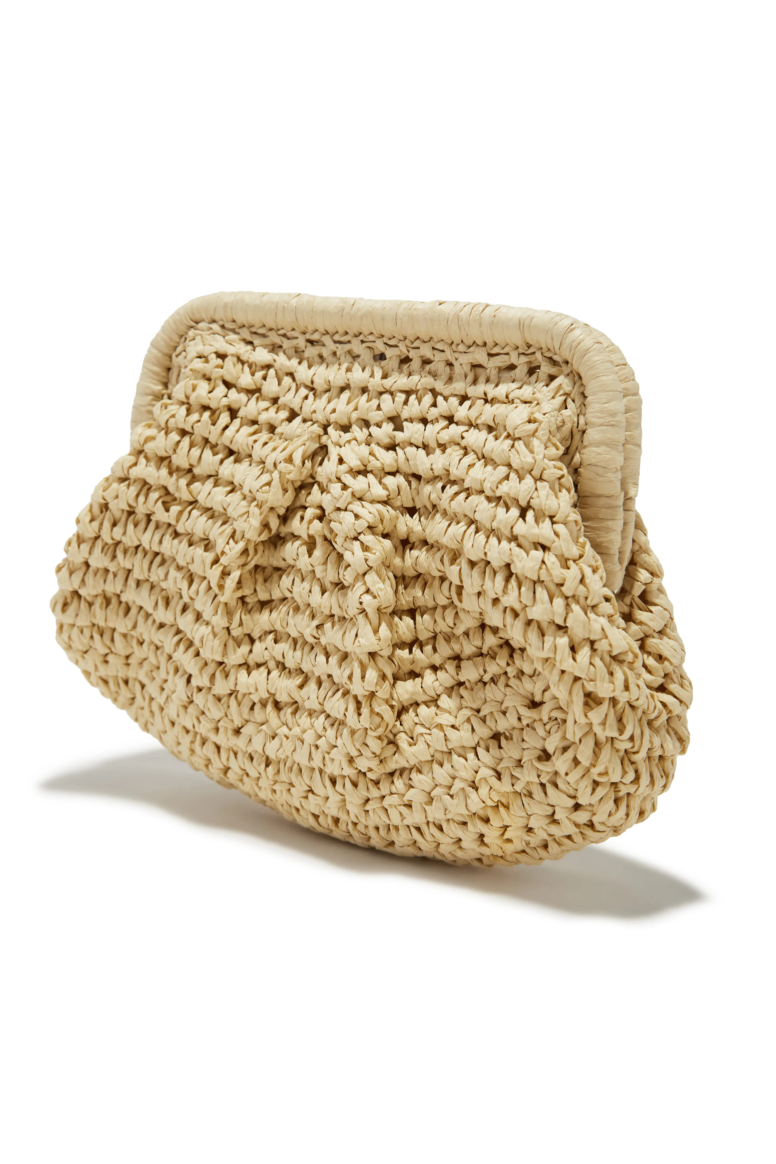 Miss Lola | Sea You Soon Ivory Woven Crossbody Handbag | MISS LOLA