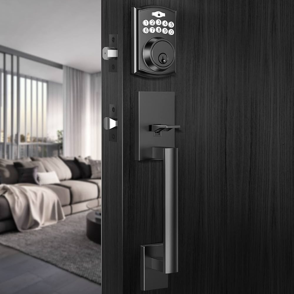 Electronic Keypad Deadbolt, Brightify Keyless Entry Door Lock,Keyed Entry,Auto Lock, Door Lock wi... | Amazon (US)