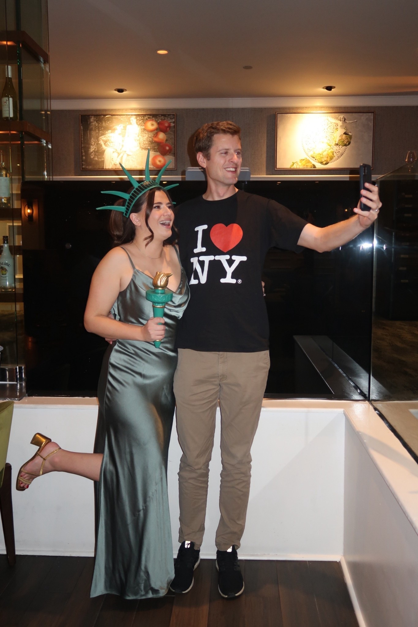 Our Halloween costume this year was Statue of Liberty and tourist! I rewore a bridesmaid’s dress I already owned but linked some similar ones and ordered a torch and crown from Amazon. I also got my husband an I heart New York t-shirt for his tourist costume. 

#LTKFindsUnder50 #LTKSeasonal #LTKStyleTip