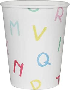 Merrilulu Back To School Alphabet Cups, 12 ct | Back To School Party Supply | Kindergarten Gradua... | Amazon (US)