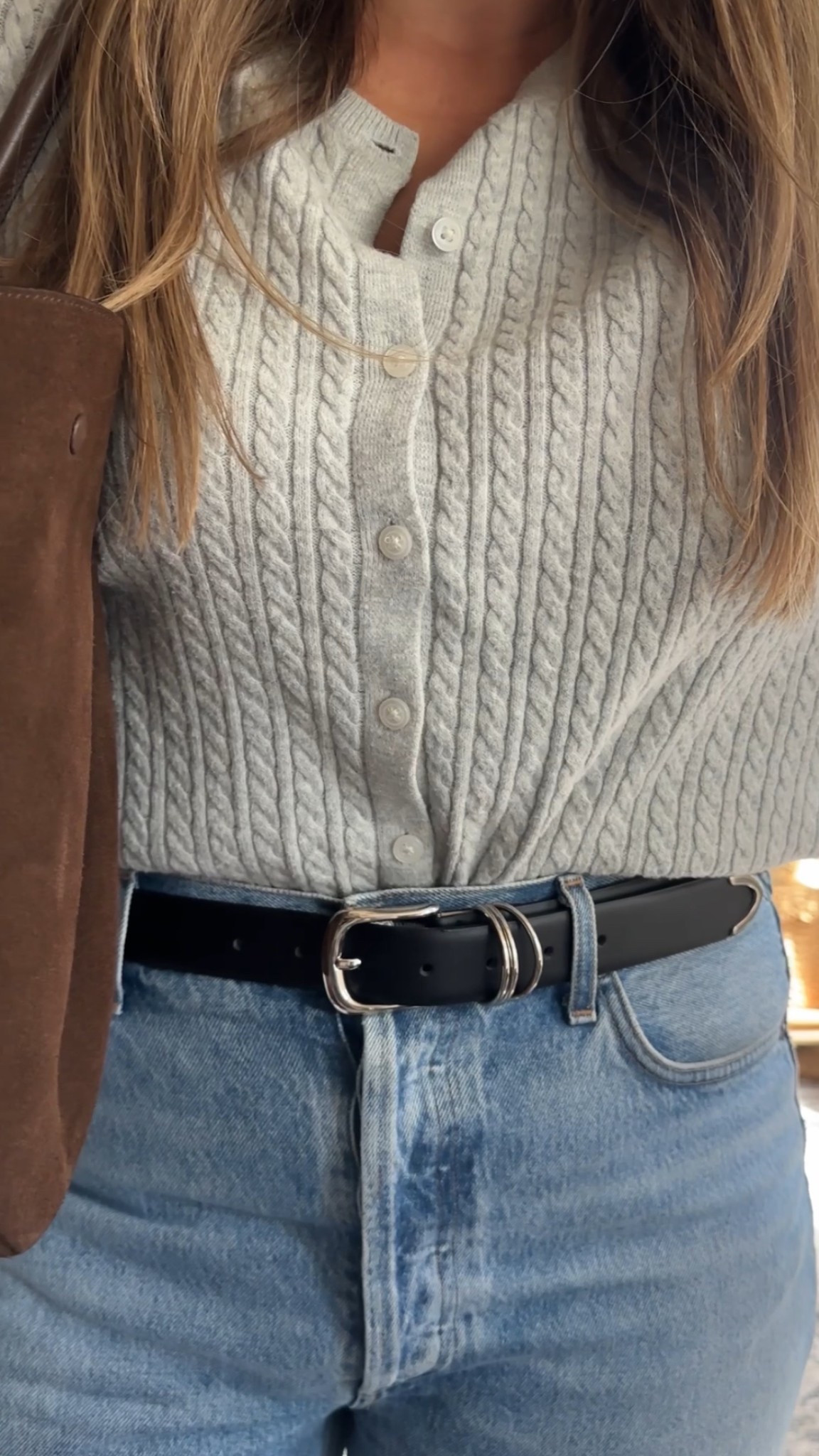 Cardigan ad jeans with amazon belt

Demellier bag suede bag

Old navy
Suede
Leather bag

#LTKItBag #LTKxMadewell #LTKSeasonal