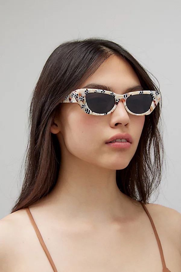 UO Exclusive Astrid Polarized Cat-Eye Sunglasses | Urban Outfitters (US and RoW)