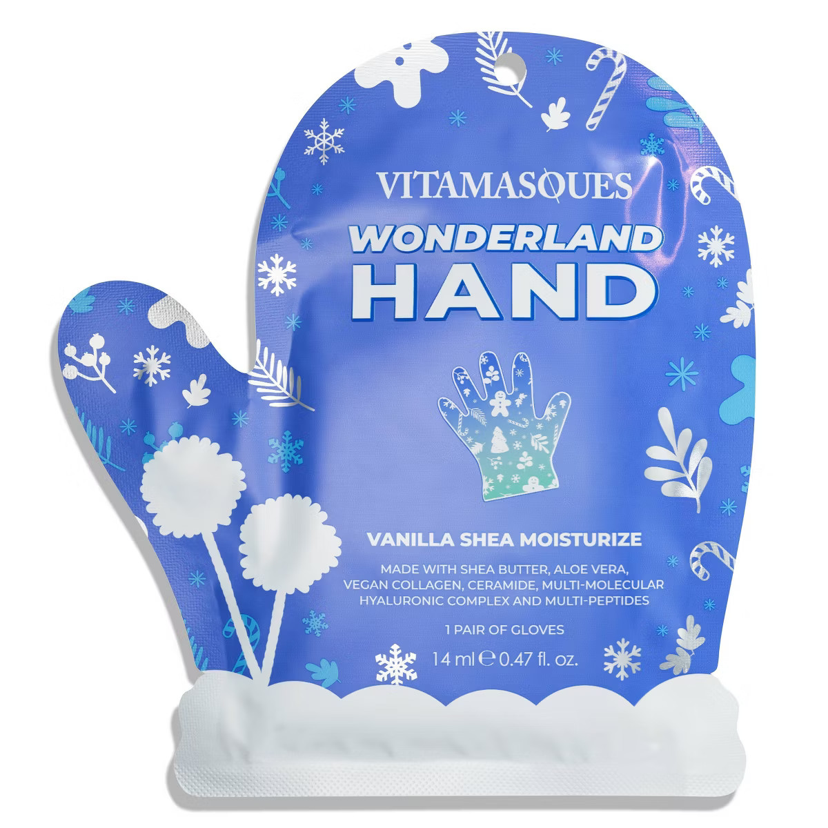 Vitamasques Stocking Stuffer - Wonderland Hand Mask - Vanilla Shea Butter Moisturize | Target