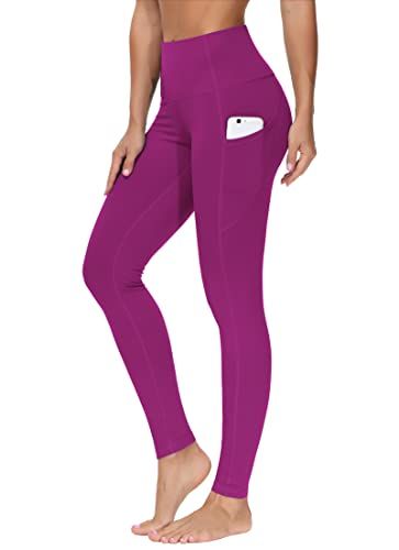 THE GYM PEOPLE Thick High Waist Yoga Pants with Pockets, Tummy Control Workout Running Yoga Leggi... | Amazon (US)