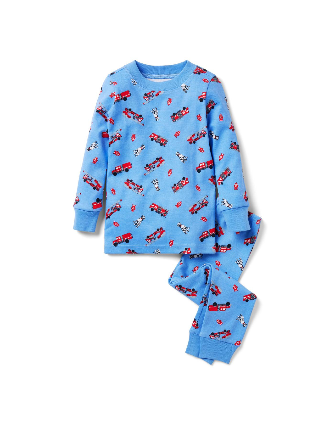 Good Night Pajamas In Firetruck Dog | Janie and Jack