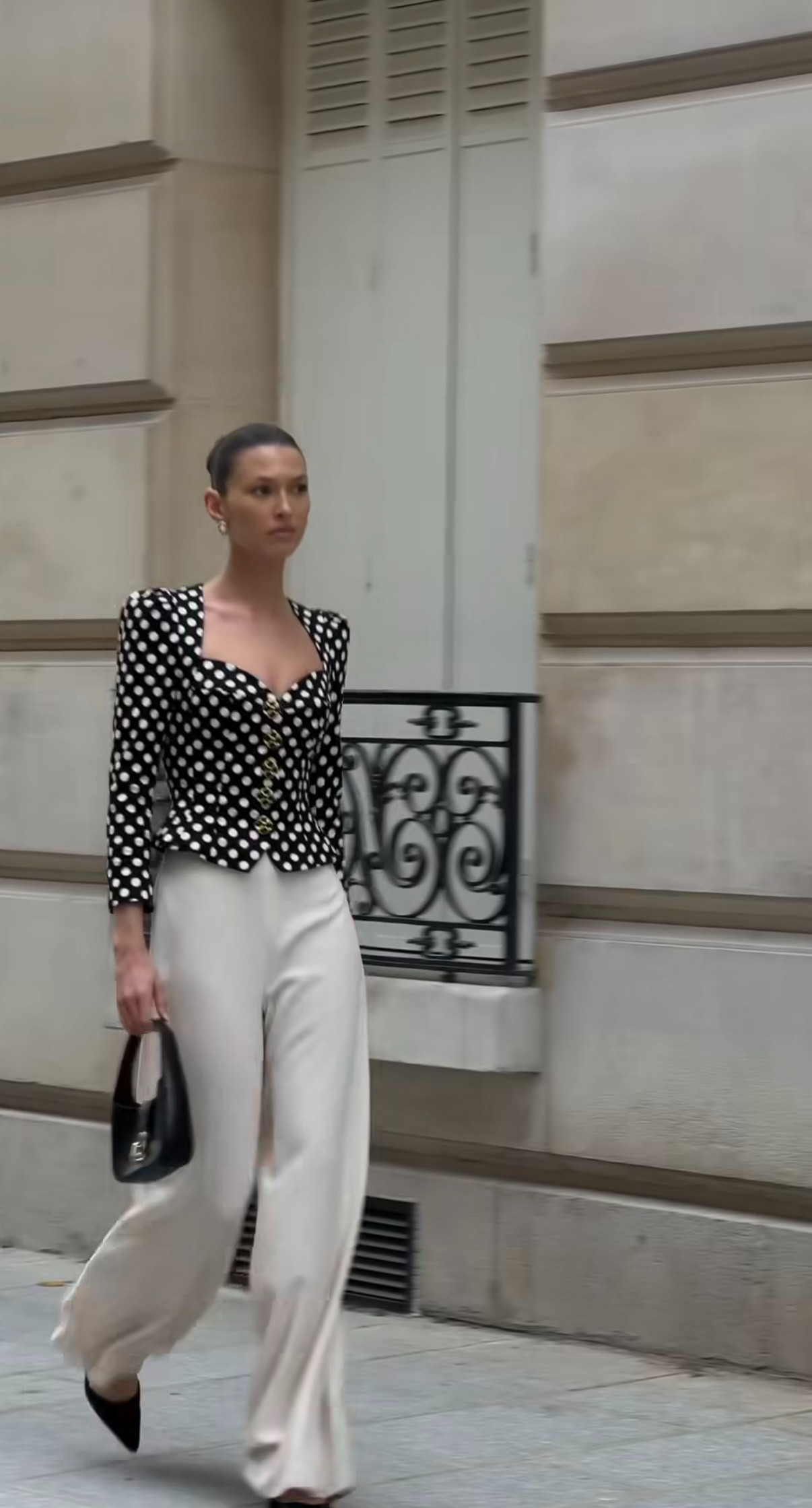 Trousers, Top, Earrings, Kitten Mule, Farfetch, MANGO, Revolve, Reformation 

 #LTKuk #LTKspring #LTKstyletip