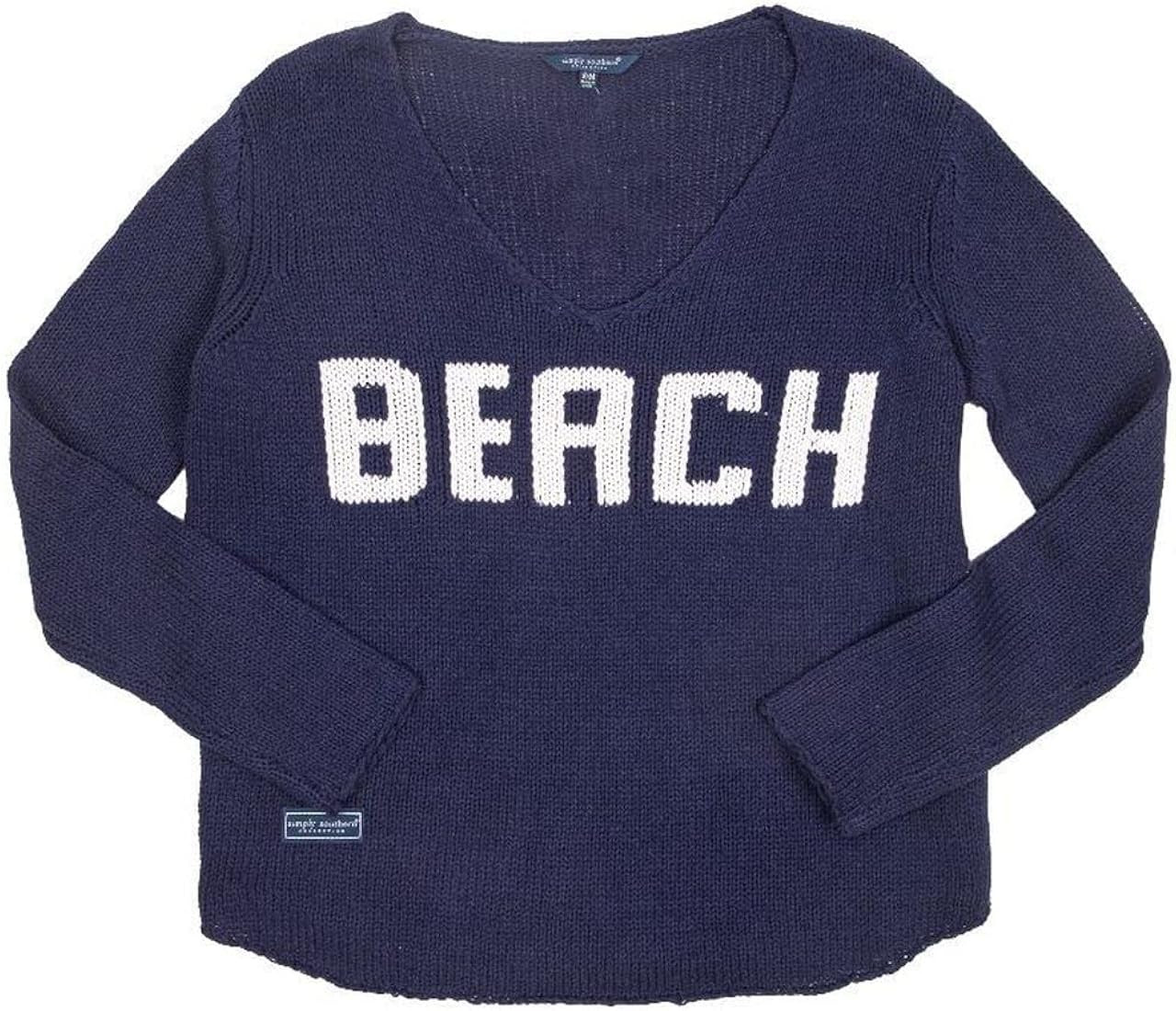 Simply Southern Navy Beach Lightweight Sweater | Amazon (US)