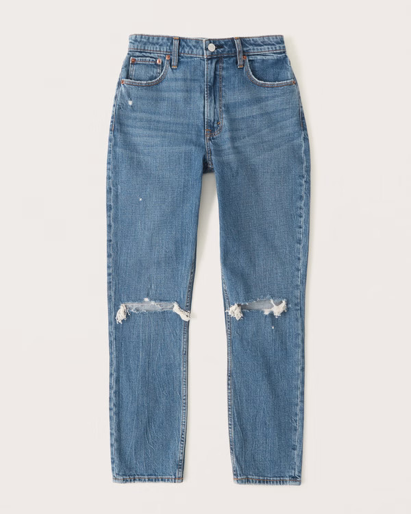 Curve Love High Rise Skinny Jeans | Abercrombie & Fitch (US)
