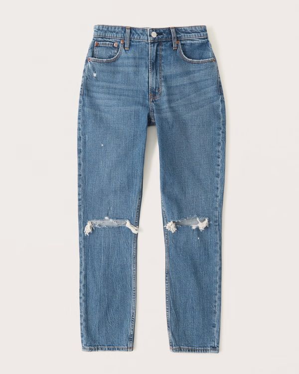 Women's Curve Love High Rise Skinny Jean | Women's Bottoms | Abercrombie.com | Abercrombie & Fitch (US)