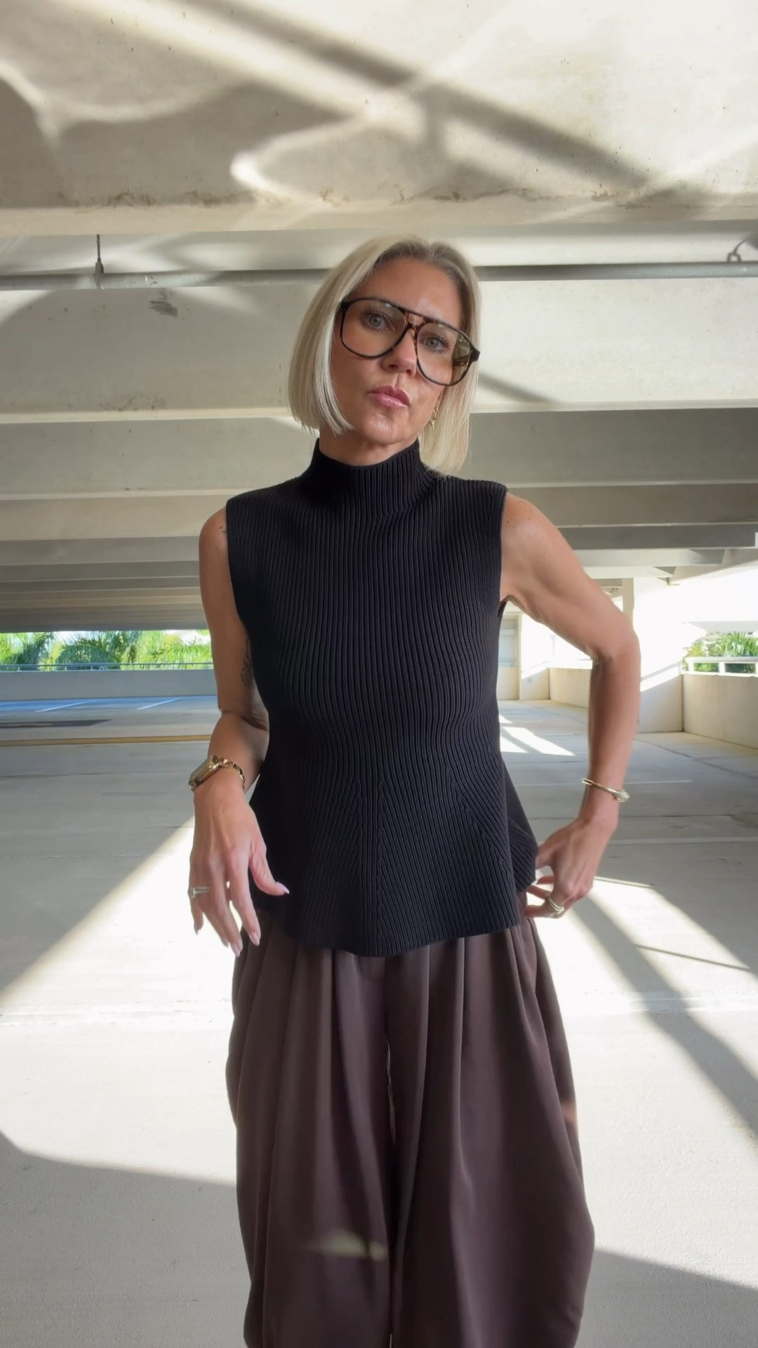 This peplum sweater tank from @Walmart is so good! It’s a thicker knit material and the of course the peplum is perfection. Im wearing an XS. 
My pants are from Amazon, I’m wearing a small. I love how unique and flowy they are! Available in several colors! 
My brown mesh flats are from SHEIN! I love the rhinestone details. I’m wearing an 8.

#LTKgrwm #LTKootd #LTKOver40