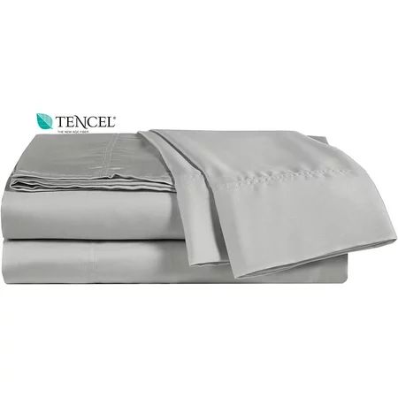 100% Tencel Sheet Set King Size Sheets 4 Pieces Deep Pocket up to 18 inches Luxuriously Cooling and  | Walmart (US)