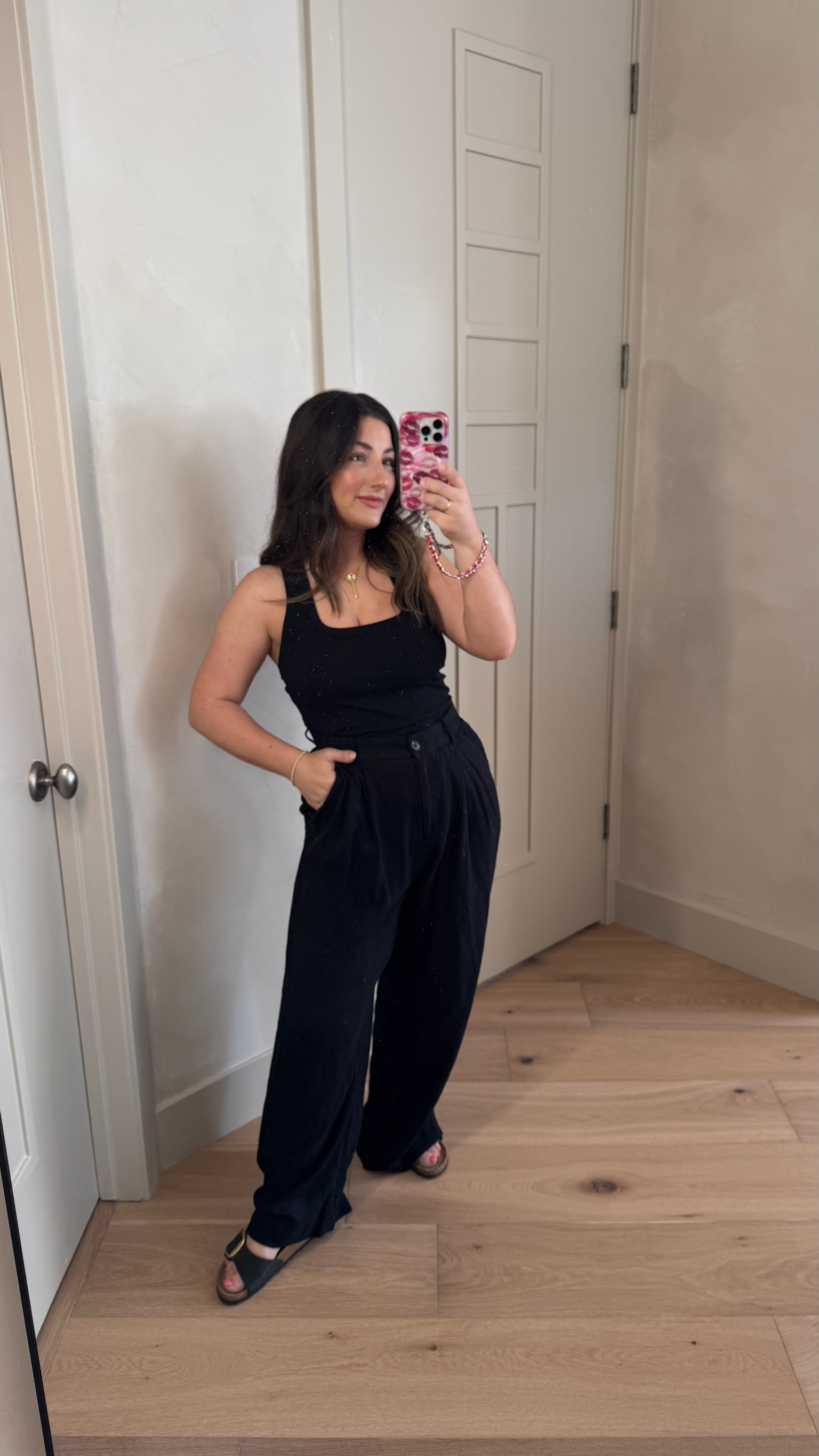 Monochromatic look! 

I’m obsessed with these tanks I’m going to be wearing these so much!! 

Cotton blend ribbed square neck tank 
Size small

Linen pants size 27 short 

5’0” 140lbs

#LTKPetite #LTKSeasonal #LTKootd