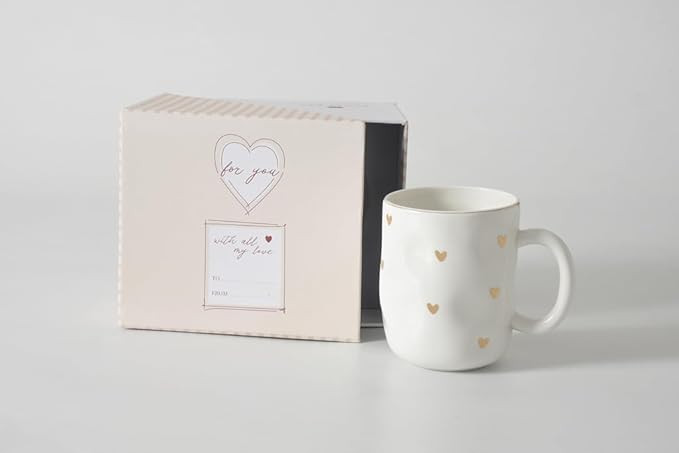 Pampa Bay Heart to Heart Mug (White with Gold) | Amazon (US)