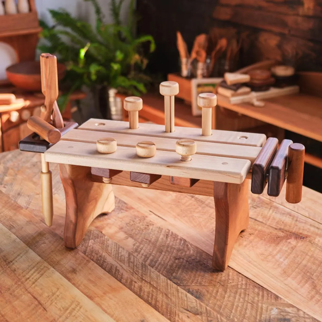 Table Top Work Bench With Tools and Vice - Toddlers or Children - Etsy | Etsy (US)