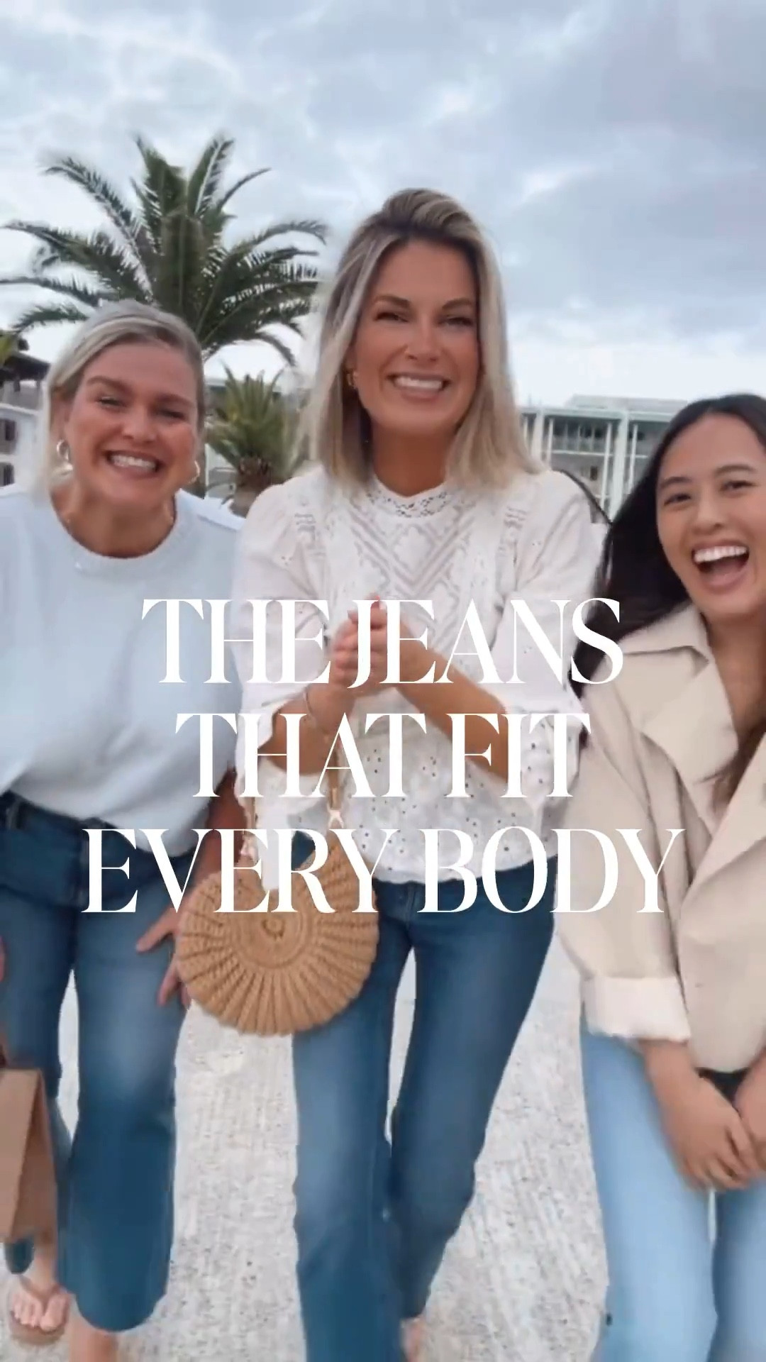 The jeans that ACTUALLY fit (almost) everyone. I am 5’11” wearing 28x30. Marissa is 5’5” in 33x26. Amanda is 5’0” in 24x26.

#LTKPetite #LTKMidsize #LTKTall