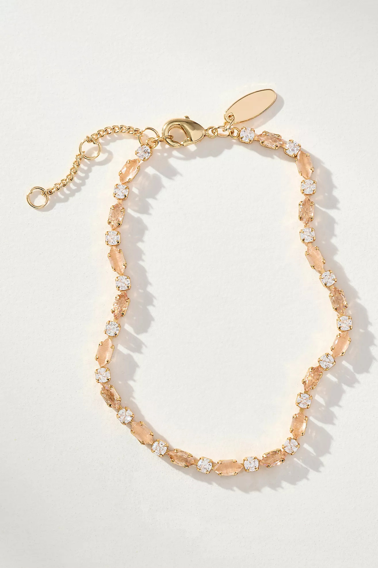 Colorful Crystal Tennis Bracelet | Anthropologie (US)