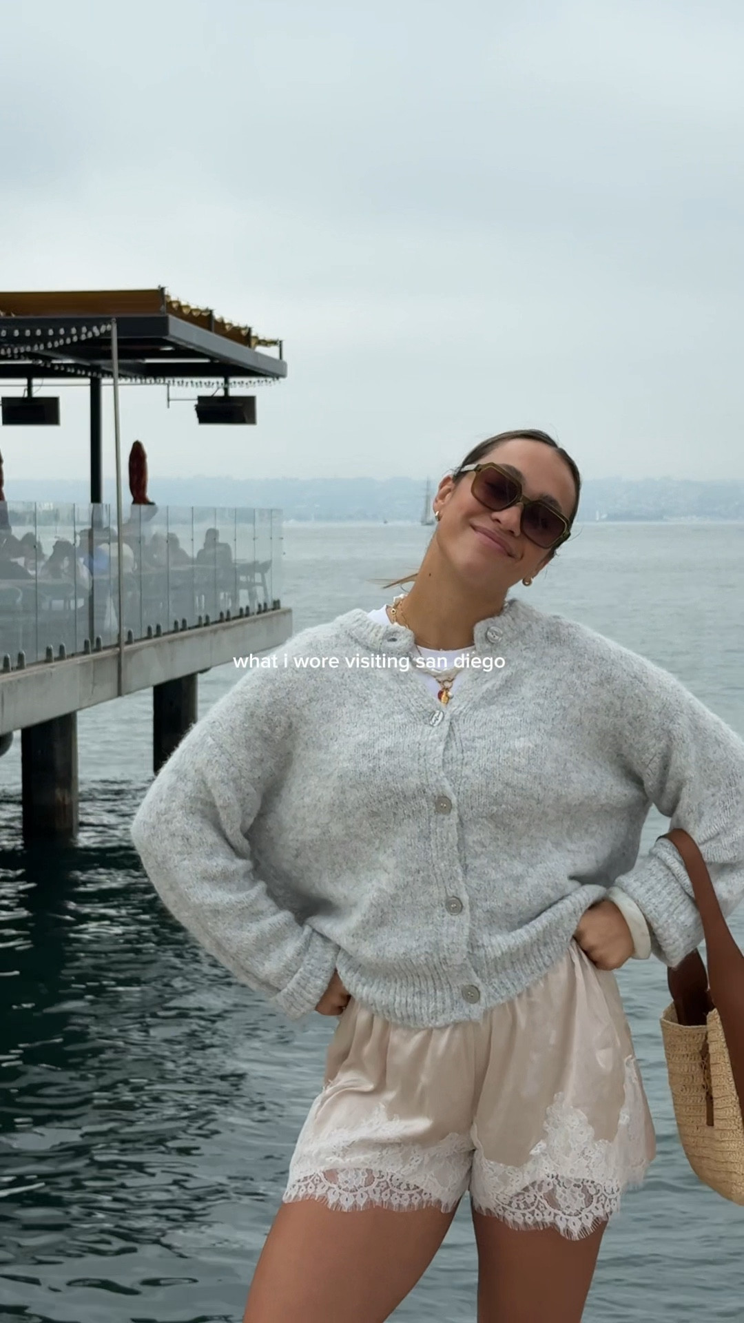 Chunky cardigans and satin lace shorts is my favorite fall fashion trend! This cozy cute fall outfit was the perfect travel day ootd for exploring San Diego 

Travel outfits, travel style, fall outfit ideas, fall fashion finds, fall outfit staples, chunky sweater outfits, satin shorts outfit ideas 

#LTKSeasonal #LTKTravel #LTKootd