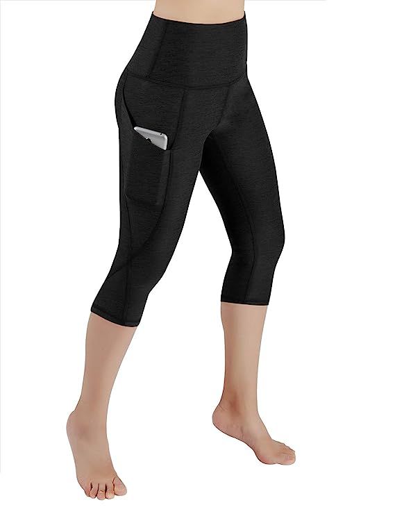 ODODOS High Waist Out Pocket Yoga Pants Tummy Control Workout Running 4 Way Stretch Yoga Leggings... | Amazon (US)