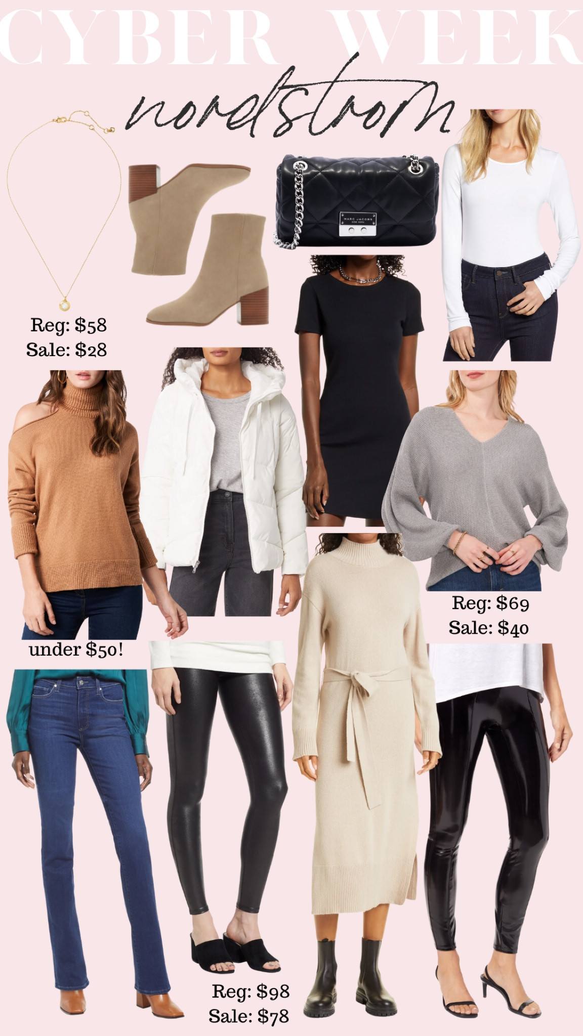 Nordstrom cyber week sale fashion picks including spanx faux leather leggings! 

#LTKCyberweek #LTKsalealert #LTKSeasonal