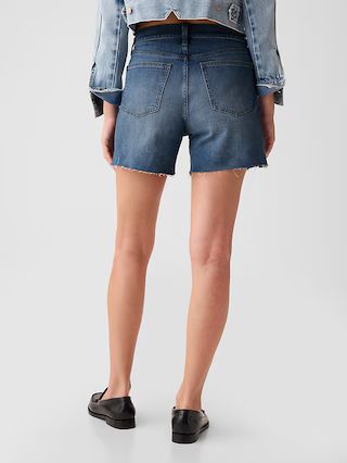 4" High Rise Girlfriend Denim Shorts | Gap (US)