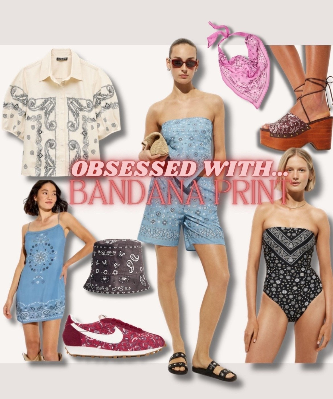 Bandana print is popping up in all the unexpected places, from swimwear to shoes to everyday staples. It’s just the right touch of edge, nostalgia, and personality to even the most basic pieces.

#LTKdayinmylife #LTKgrwm #LTKMothersDay