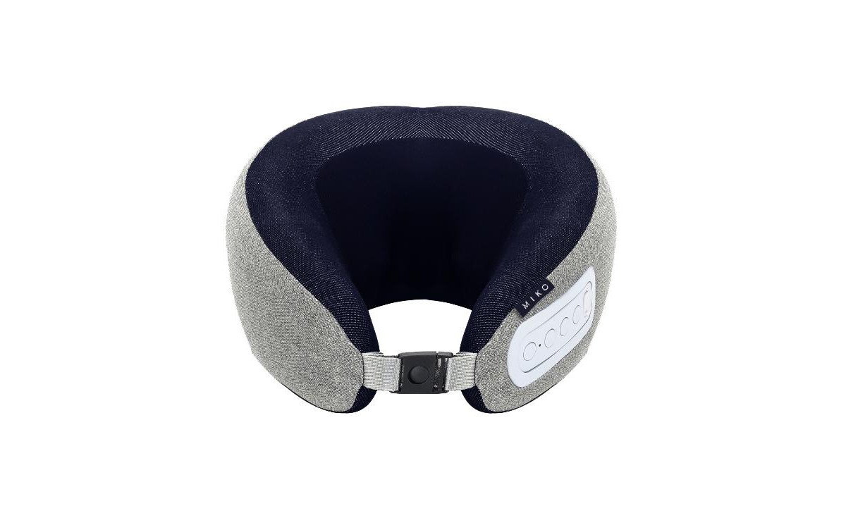 Miko Snug Neck Massage Pillow with Memory Foam & Heat - Grey | Macy's