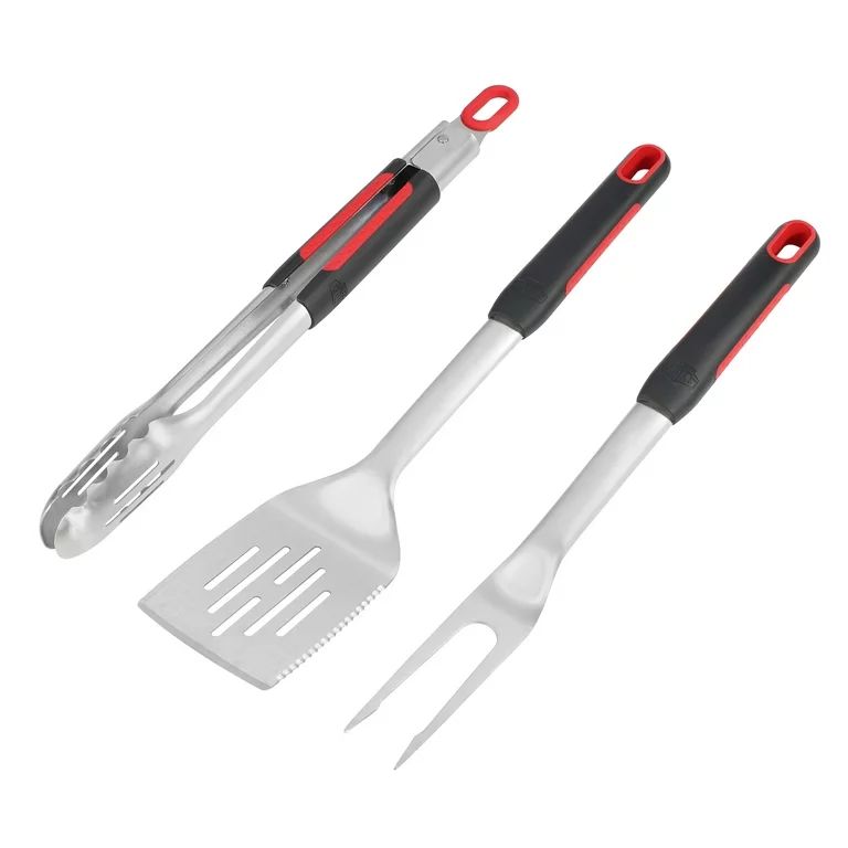 Expert Grill Soft Grip 3 Piece Barbecue Grill Tool Set | Walmart (US)
