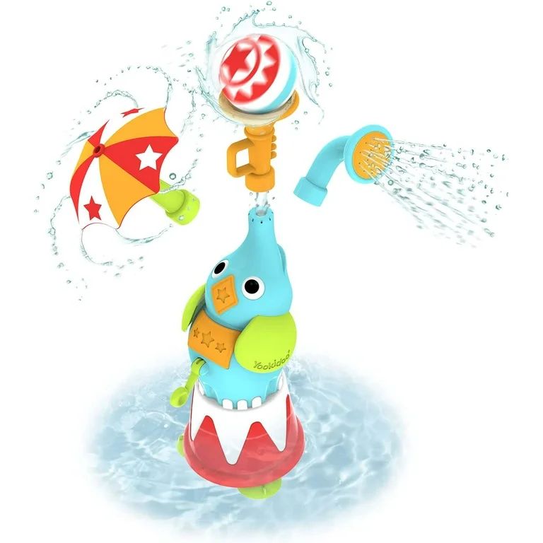 Yookidoo Bath Fountain Toy - Elephant Sprinkler Toy Set - 3 Different Spouts with Multiple Spray ... | Walmart (US)