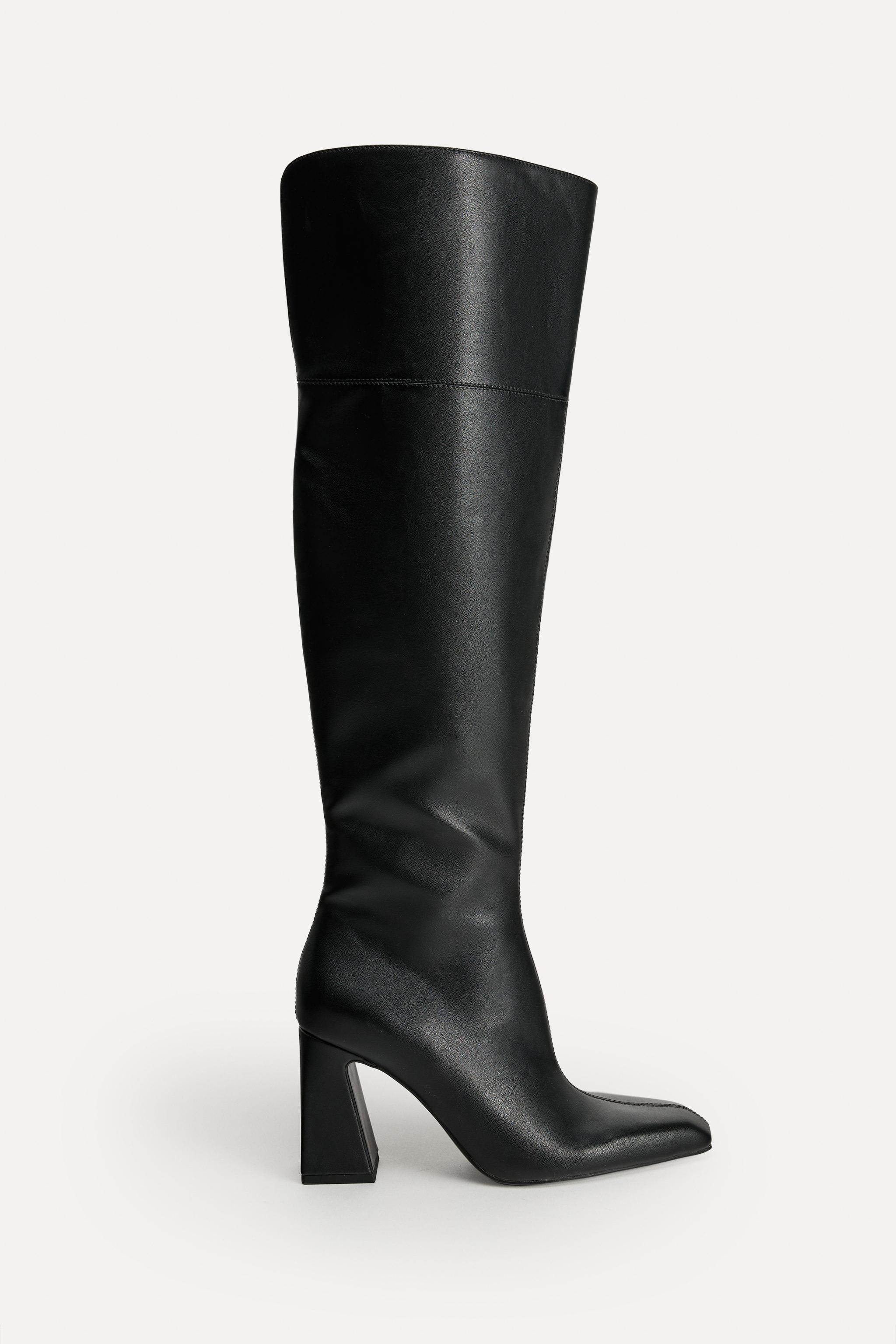 LEATHER HEELED XL BOOTS 50TH ANNIVERSARY | Zara US