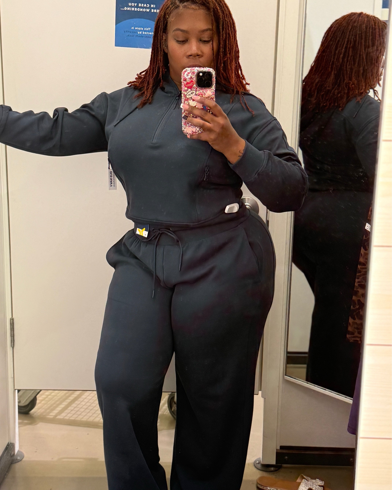 Old Navy really surprised me with these fits. Cozy sets, cute holiday looks, and activewear that actually understands the assignment. Everything shown is either a large or extra large and tops are medium.

#LTKFindsUnder100 #LTKootd #LTKHoliday