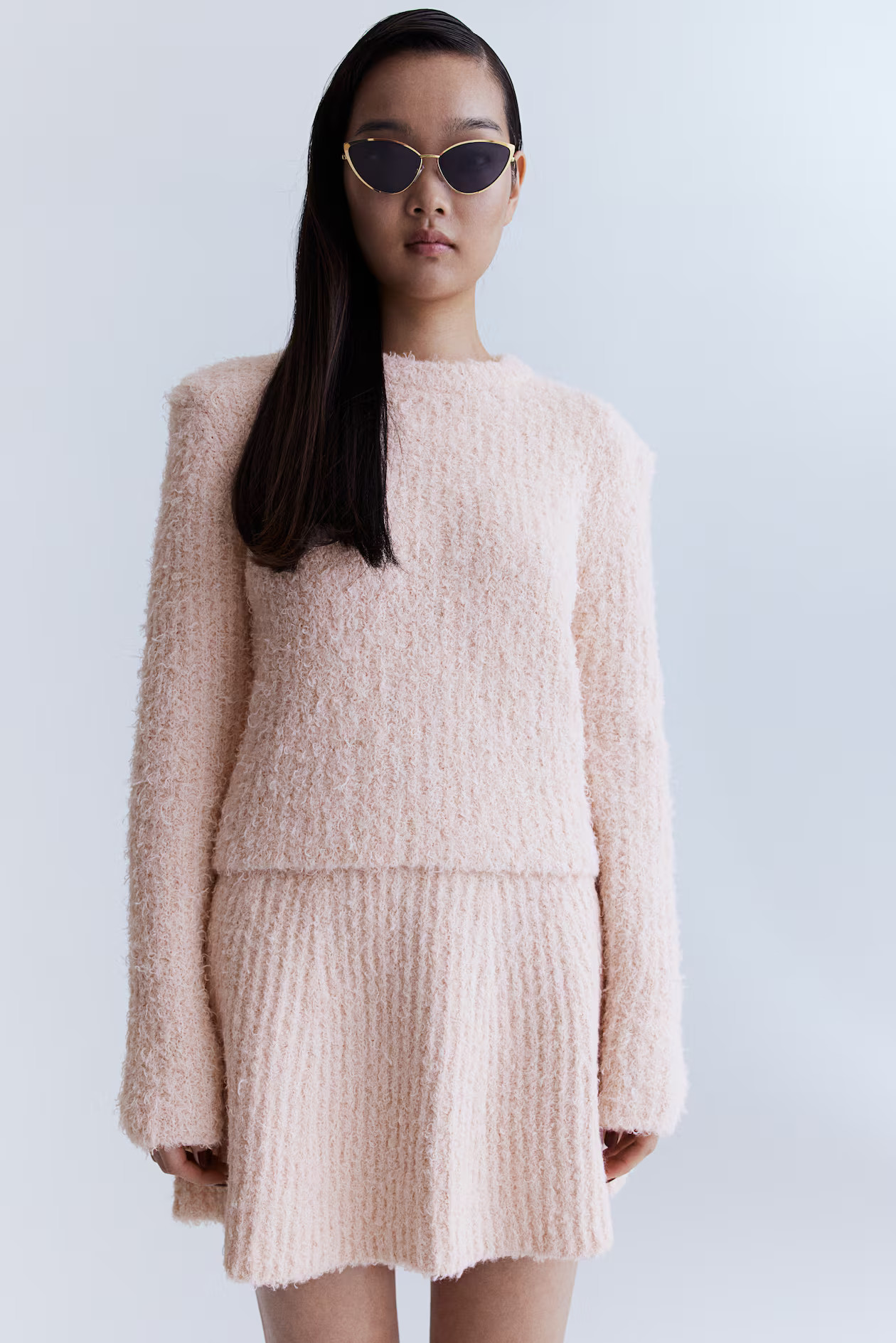 Ausgestellter, flauschiger Strickrock | H&M (DE, AT, CH, NL, FI)