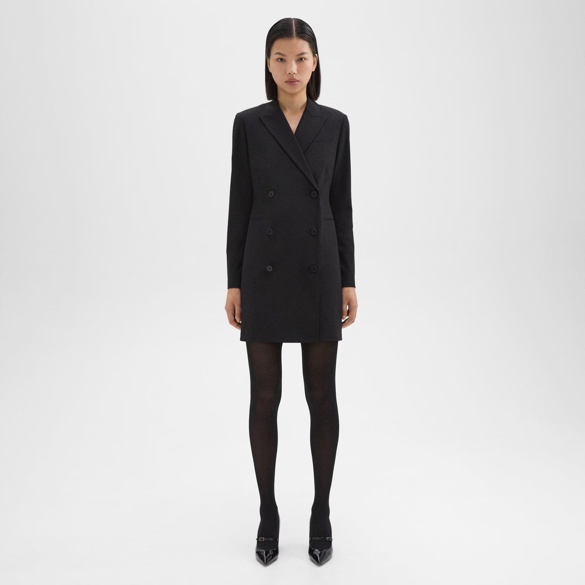 Blazer Dress in Good Wool | Theory