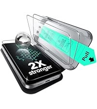 ESR 3 Pack 9H+ Glass for iPhone 17 Pro Screen Protector, [Military-Grade Shatterproof], with AR A... | Amazon (US)