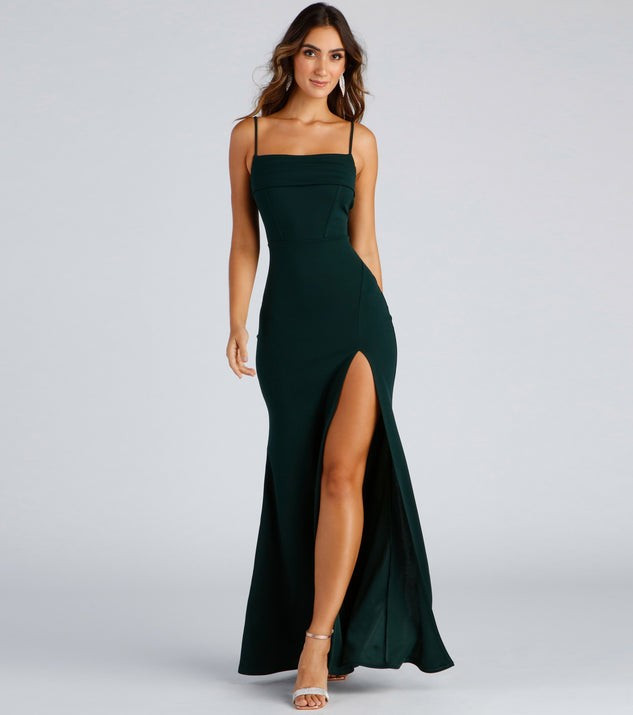 Anna Formal High-Slit Mermaid Dress | Windsor Stores