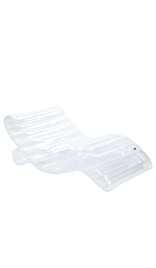 FUNBOY Clear Chaise Lounger Floatie in White. | Revolve Clothing (Global)