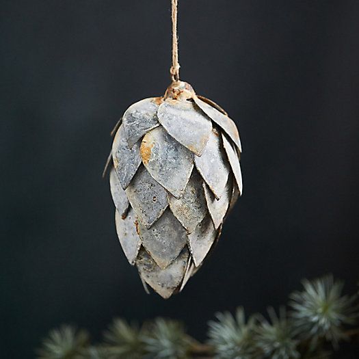 Metal Pinecone Ornament | Terrain
