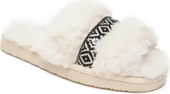 Minnetonka Eva Faux Fur Slide Slipper (Women) | Nordstrom | Nordstrom