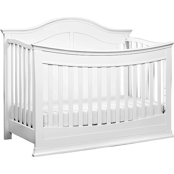 DaVinci Aspen 4-in-1 Convertible Crib in White, Greenguard Gold Certified | Amazon (US)