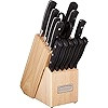 Cuisinart 15-Piece Knife Set with Block, High Carbon Stainless Steel, Forged Triple Rivet, White,... | Amazon (US)