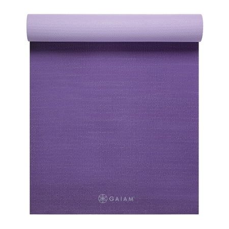 Gaiam Yoga Mat 5mm Purple Punch | Walmart (US)