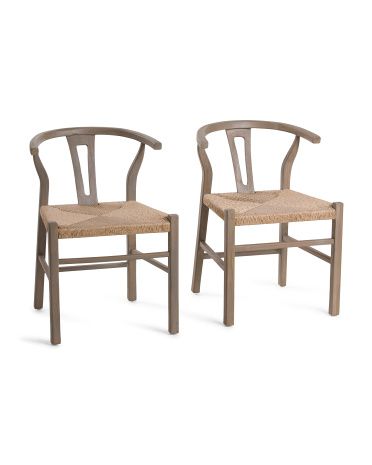 Set Of 2 Wishbone Dining Chairs | Home | T.J.Maxx | TJ Maxx