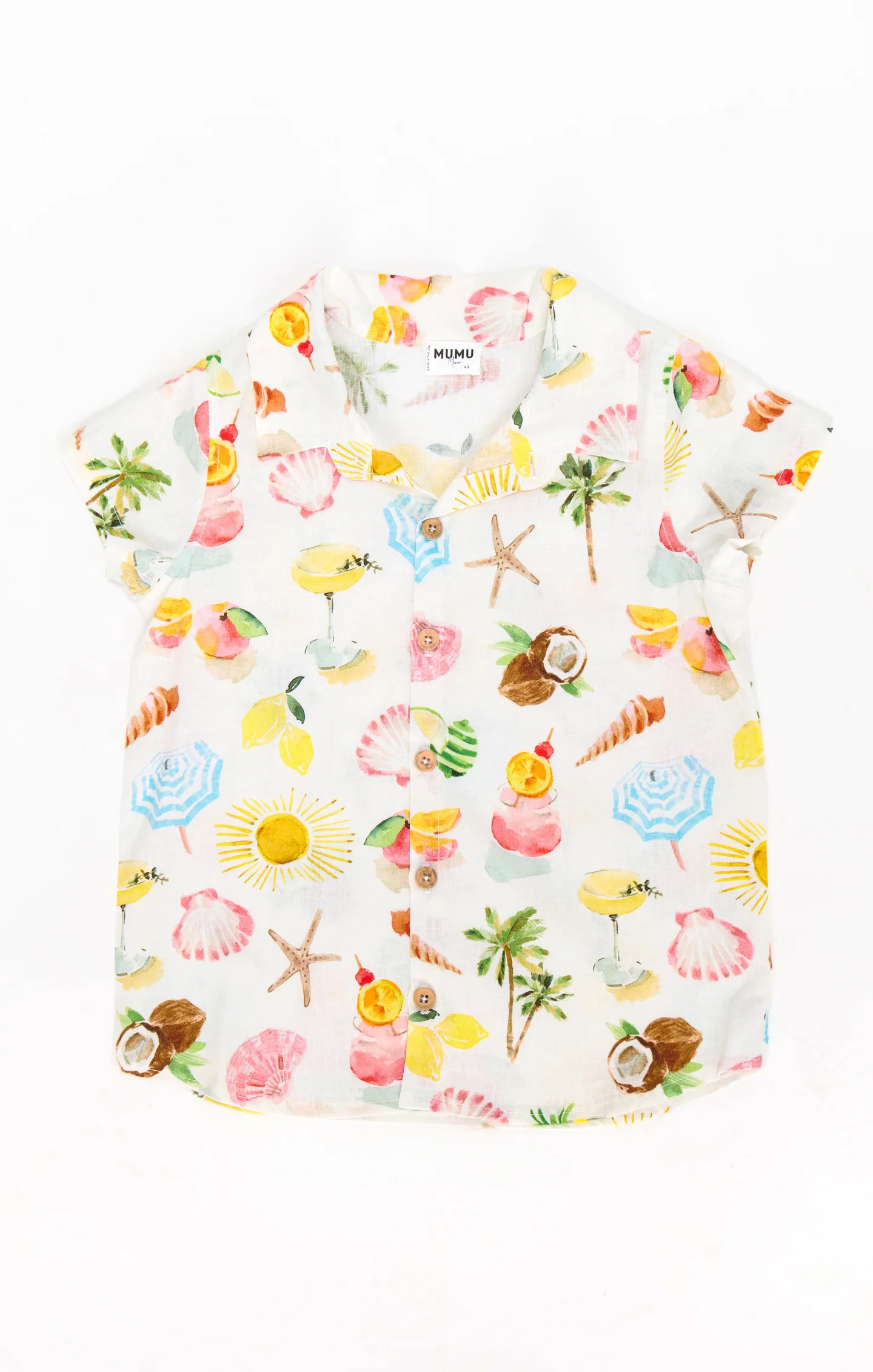 Lil Button Up Shirt ~ Rainbow Reef | Show Me Your Mumu