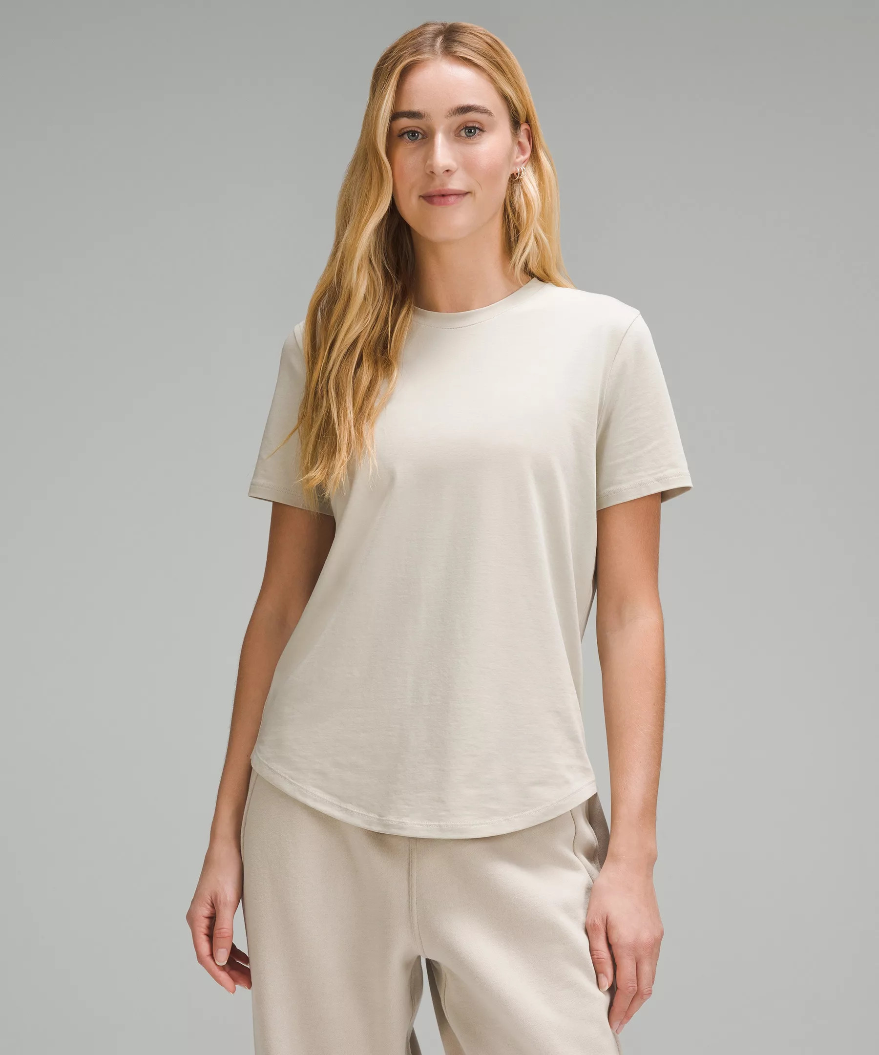 Love Curved-Hem Crewneck T-Shirt | Women's Short Sleeve Shirts & Tee's | lululemon | Lululemon (US)