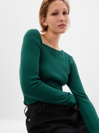 Rib Asymmetric Top | Gap (US)